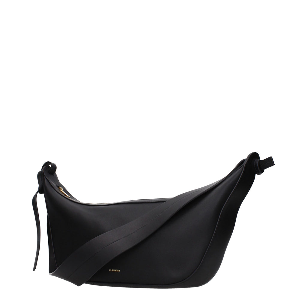 Black Leather Shoulder Bag