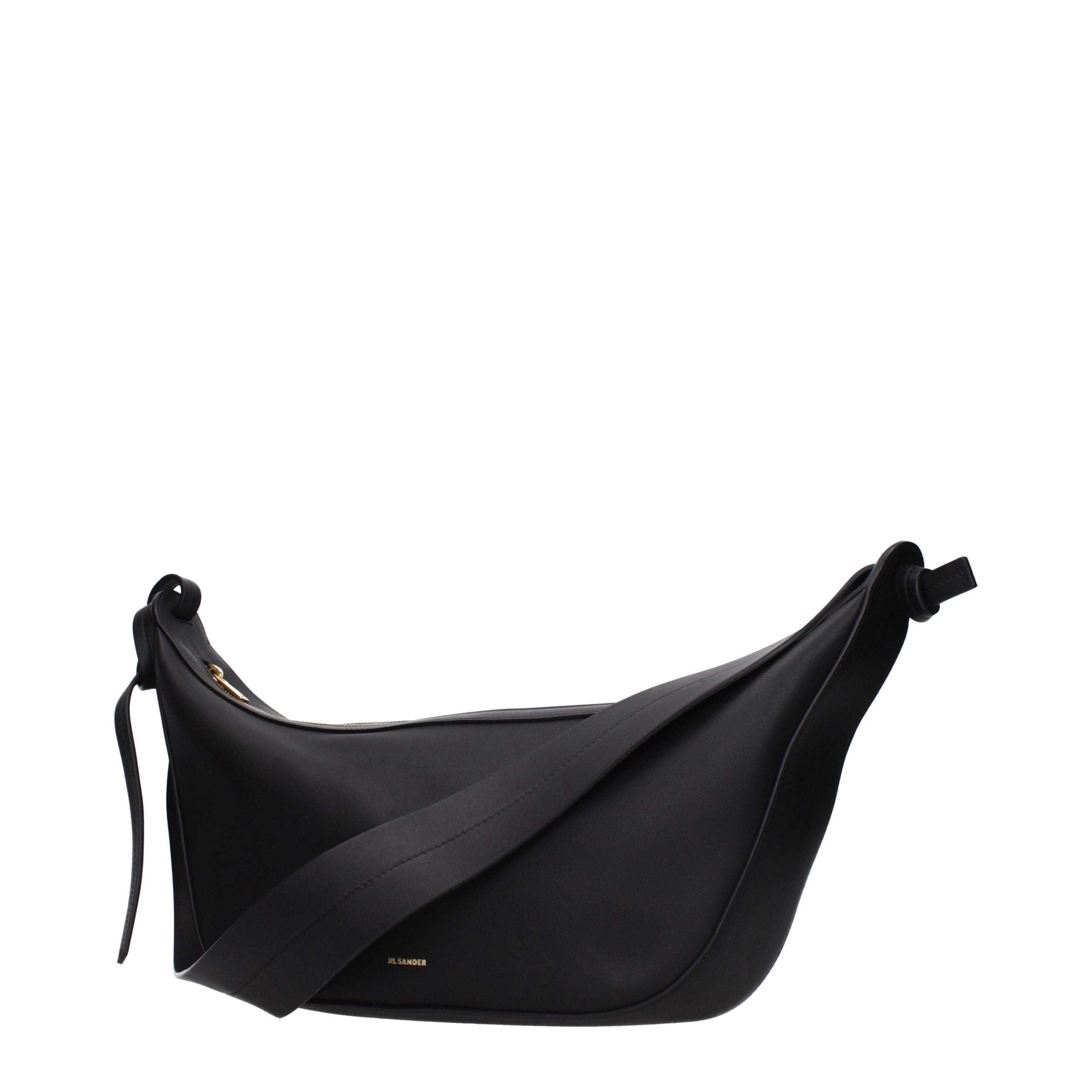 Black Leather Shoulder Bag
