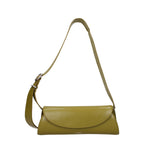 Green Leather Crossbody