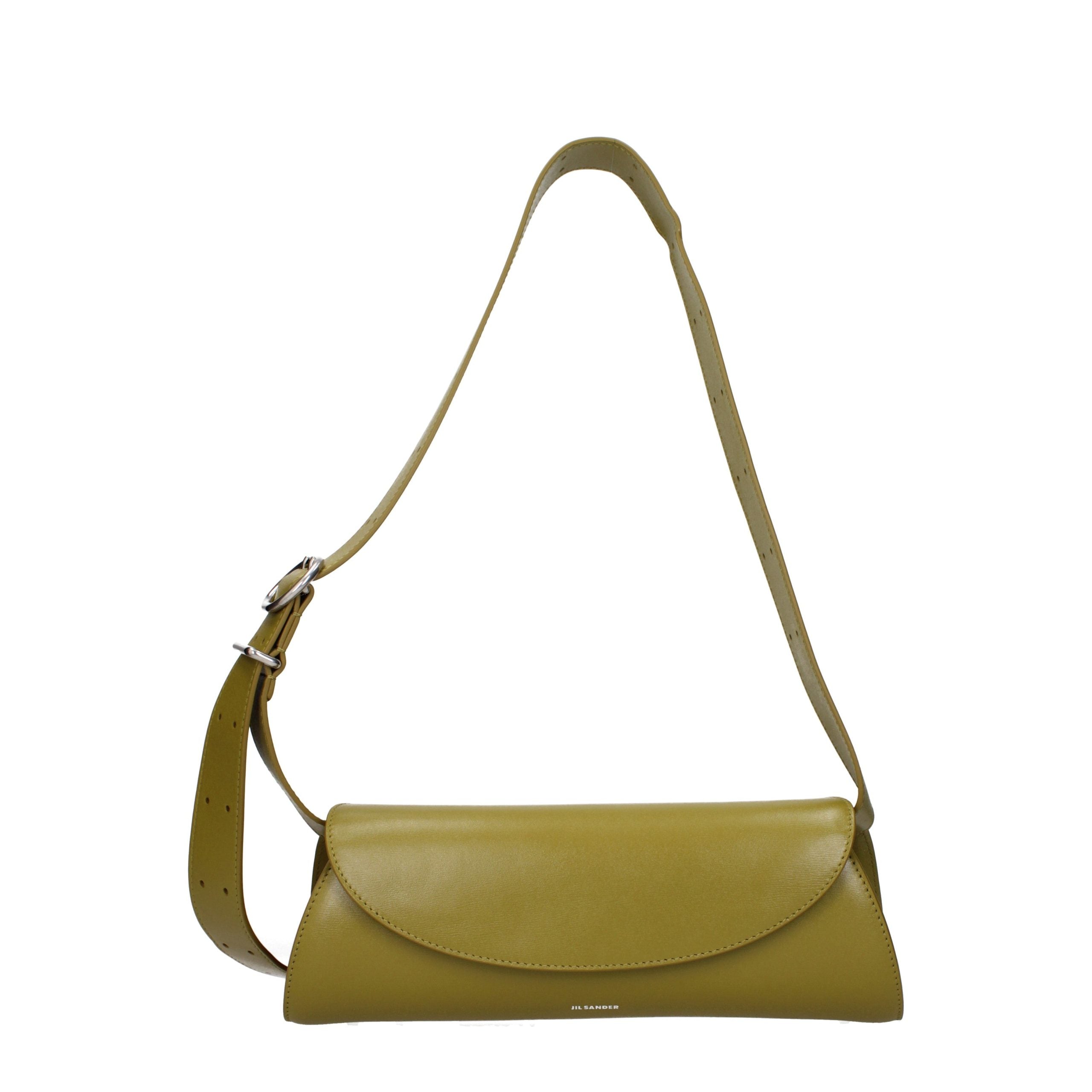 Green Leather Crossbody