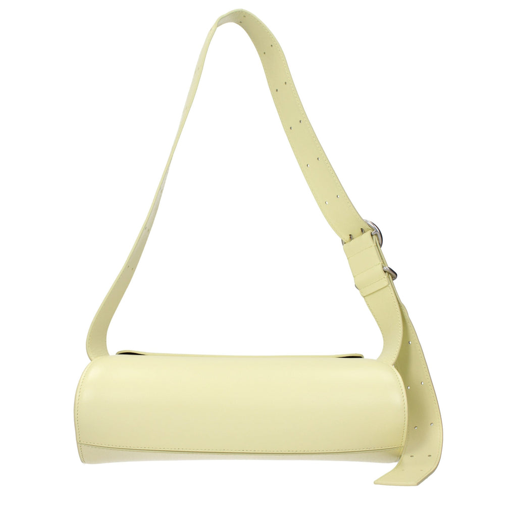 Yellow Leather Crossbody Bag