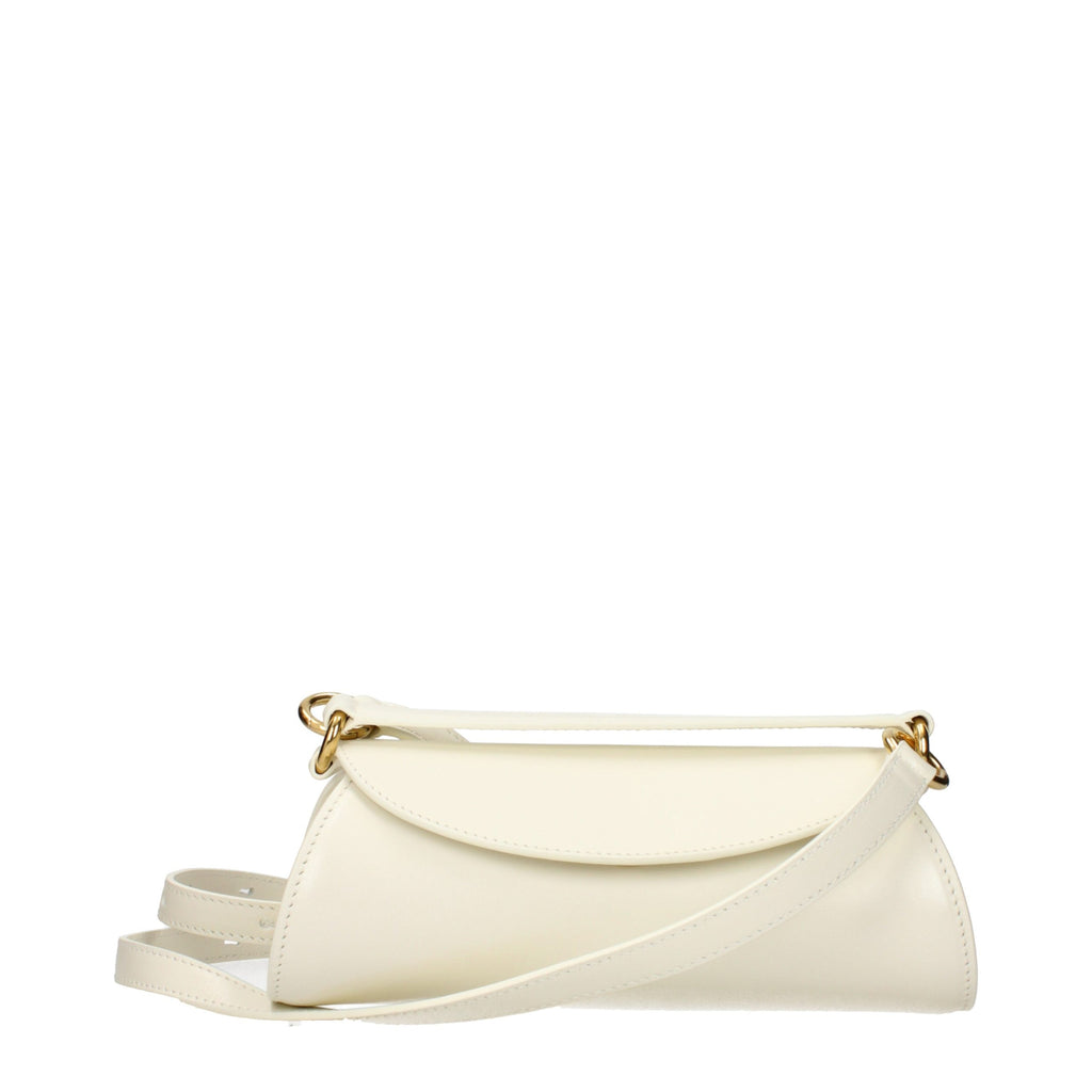 Beige Leather Handbag