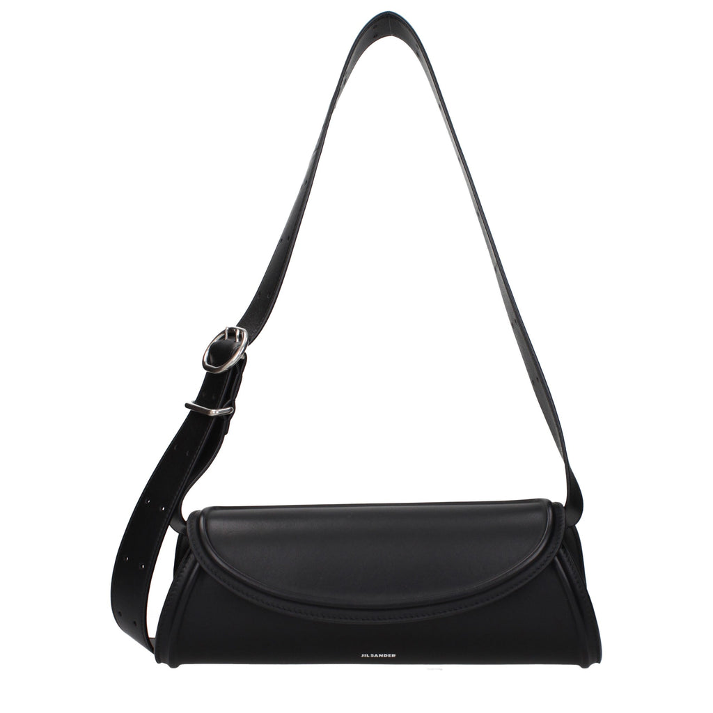 Black Leather Crossbody Bag