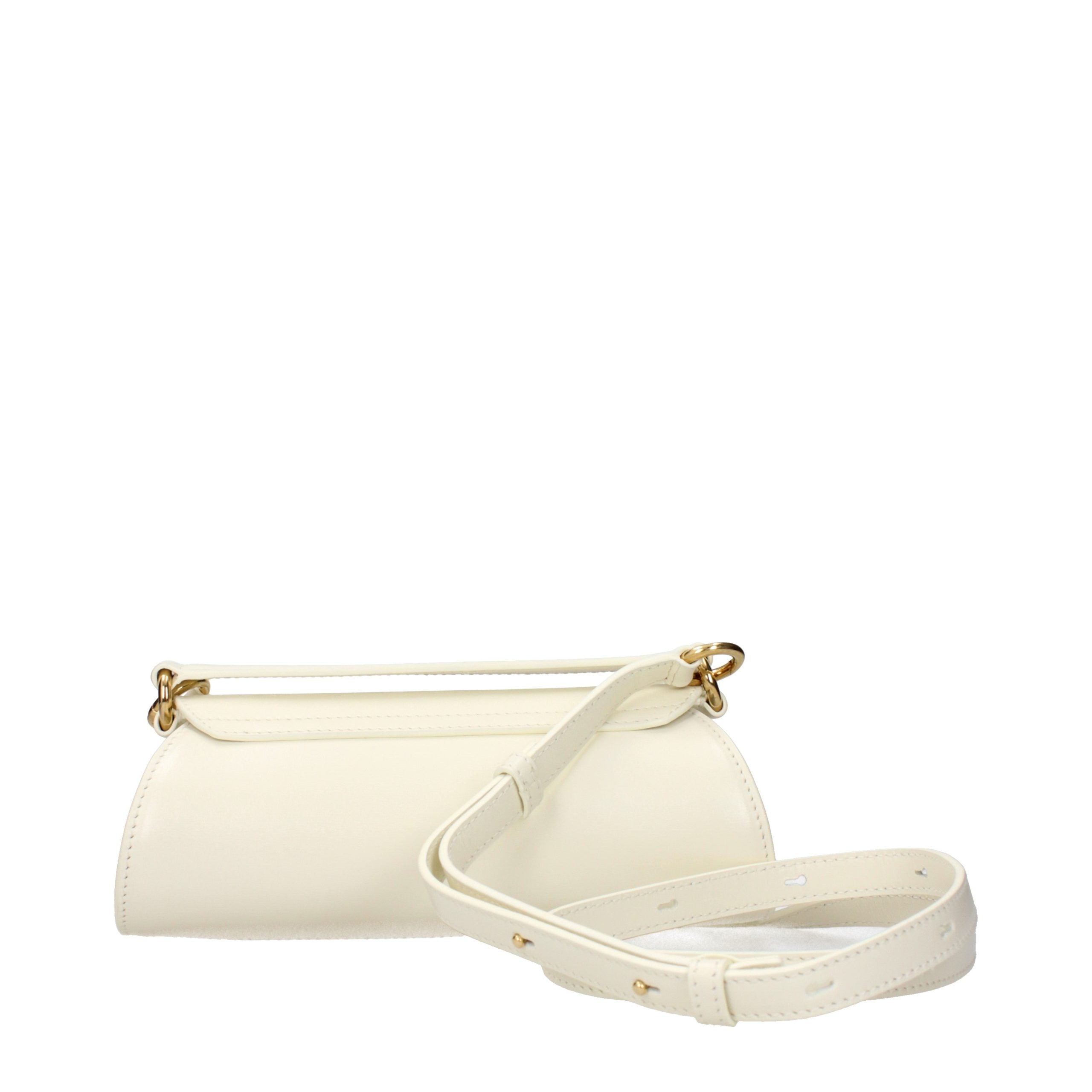 Beige Leather Handbag