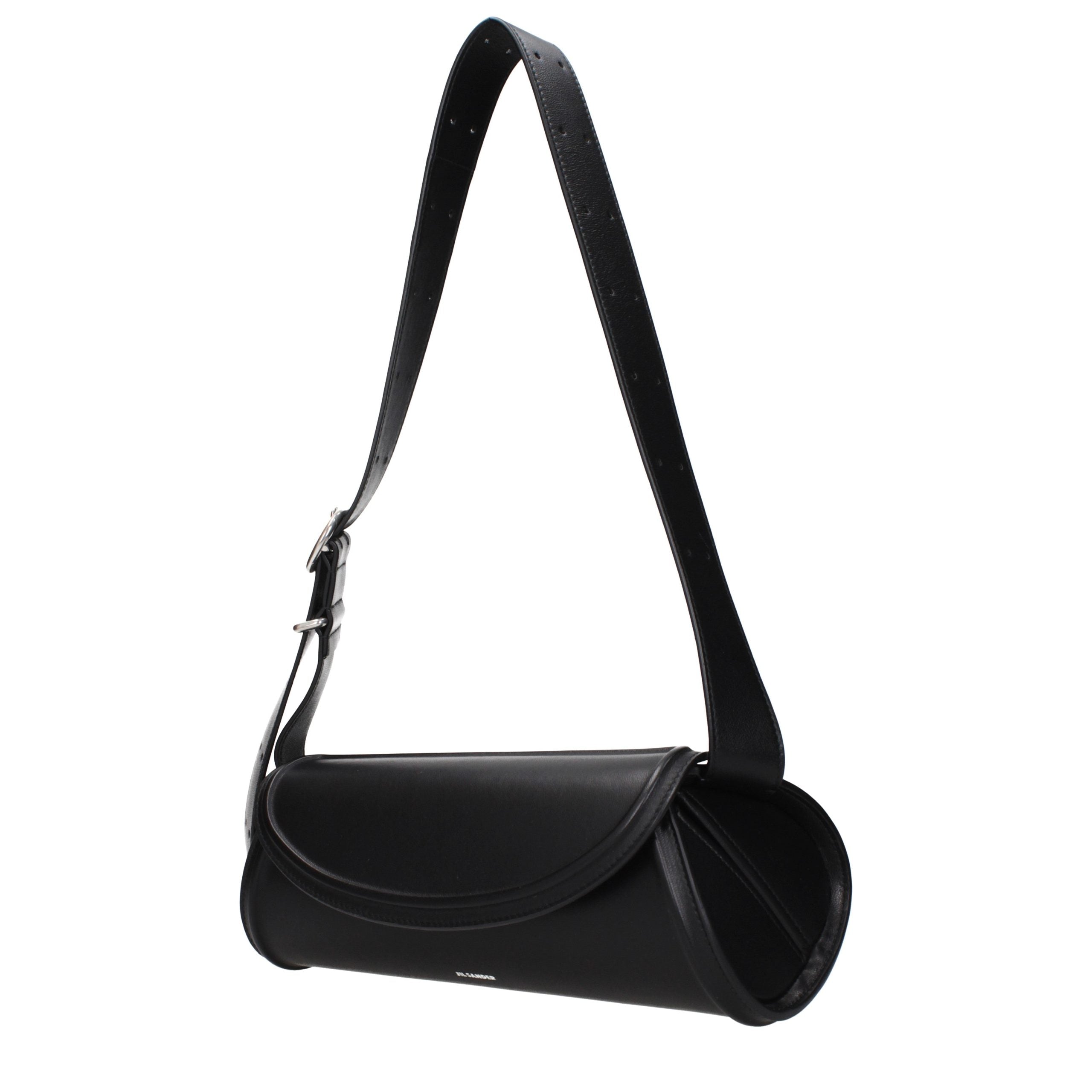 Black Leather Crossbody Bag