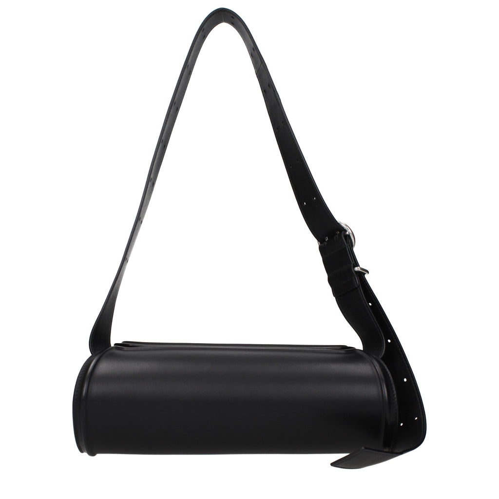 Black Leather Crossbody Bag