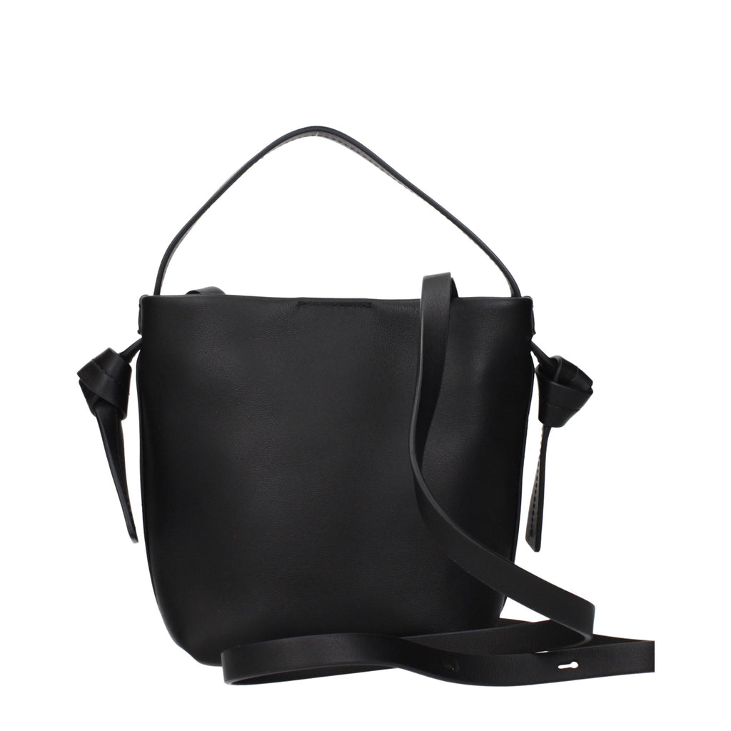 Black Leather Shoulder Bag