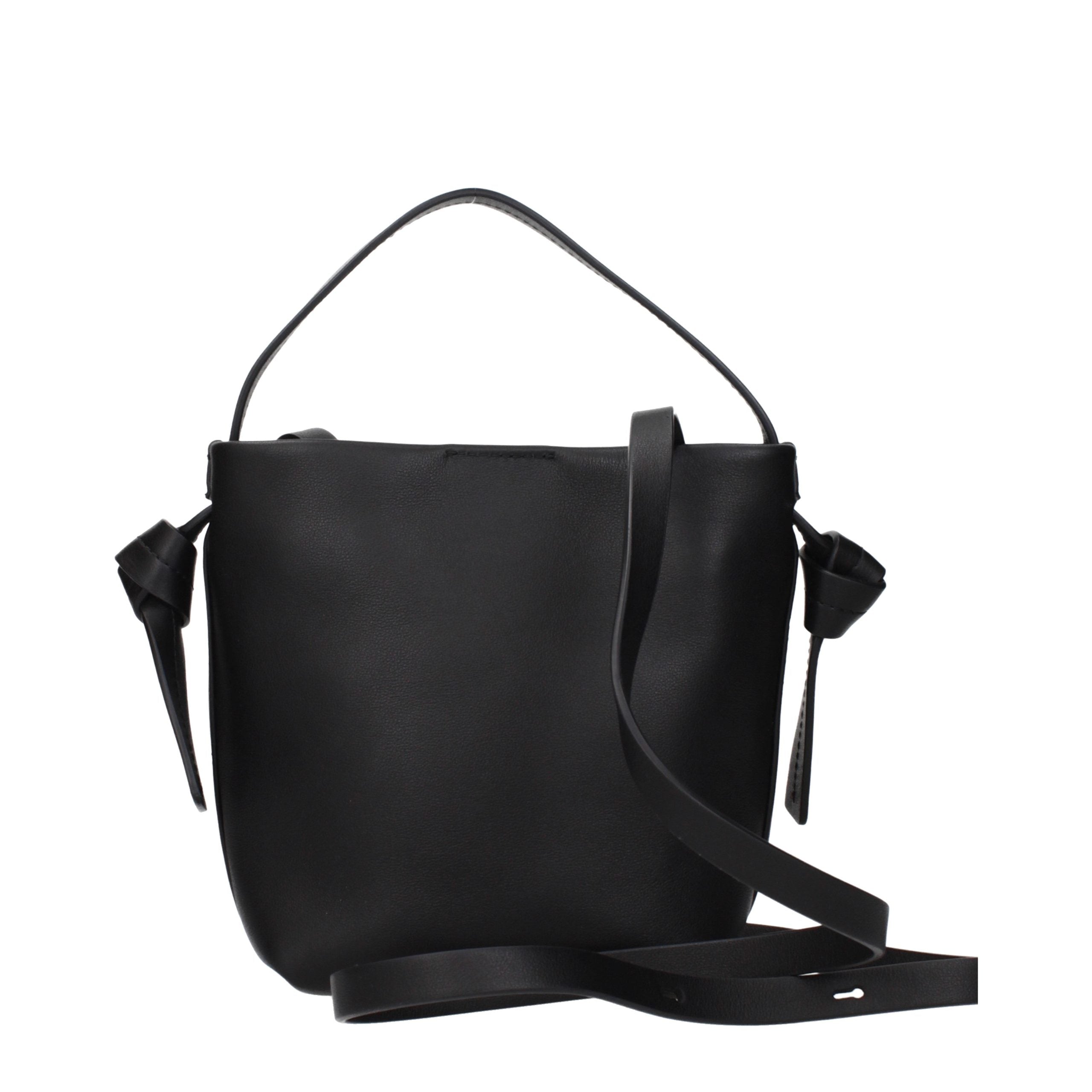 Black Leather Shoulder Bag
