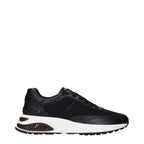 Black Fabric Athletic Sneakers