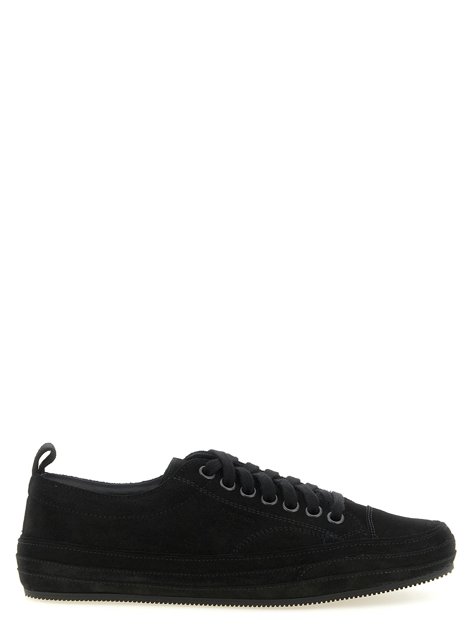 Black Leather Archer Sneakers