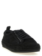 Black Leather Archer Sneakers
