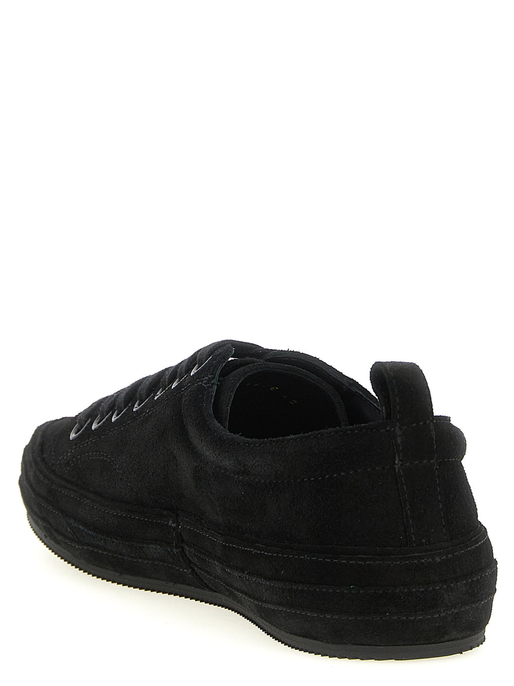 Black Leather Archer Sneakers