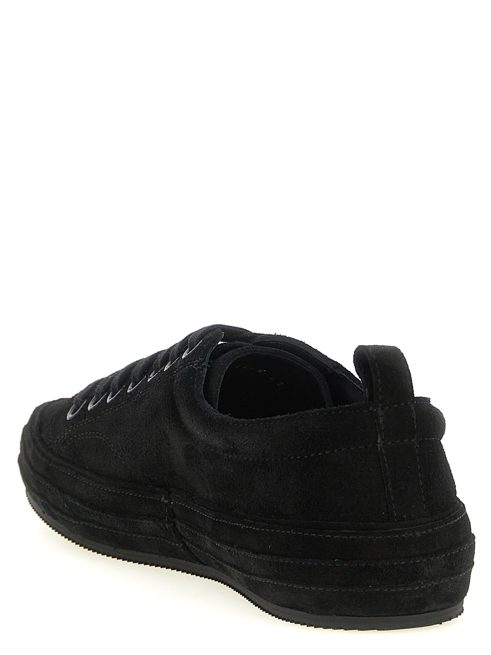 Black Leather Archer Sneakers