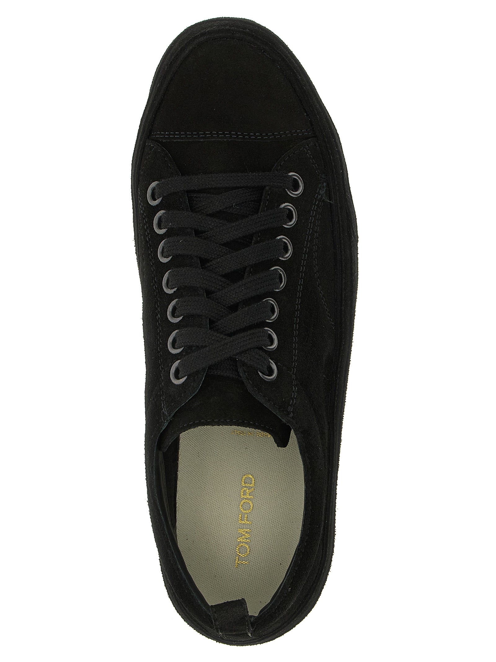 Black Leather Archer Sneakers