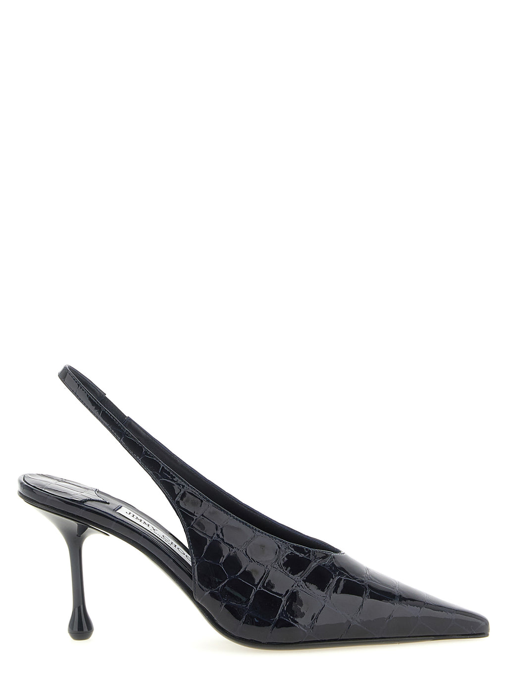 Blue Patent Leather Isa Slingbacks