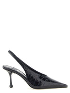 Blue Patent Leather Isa Slingbacks