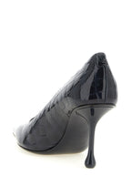 Patent Croc-Print Ixia Pumps