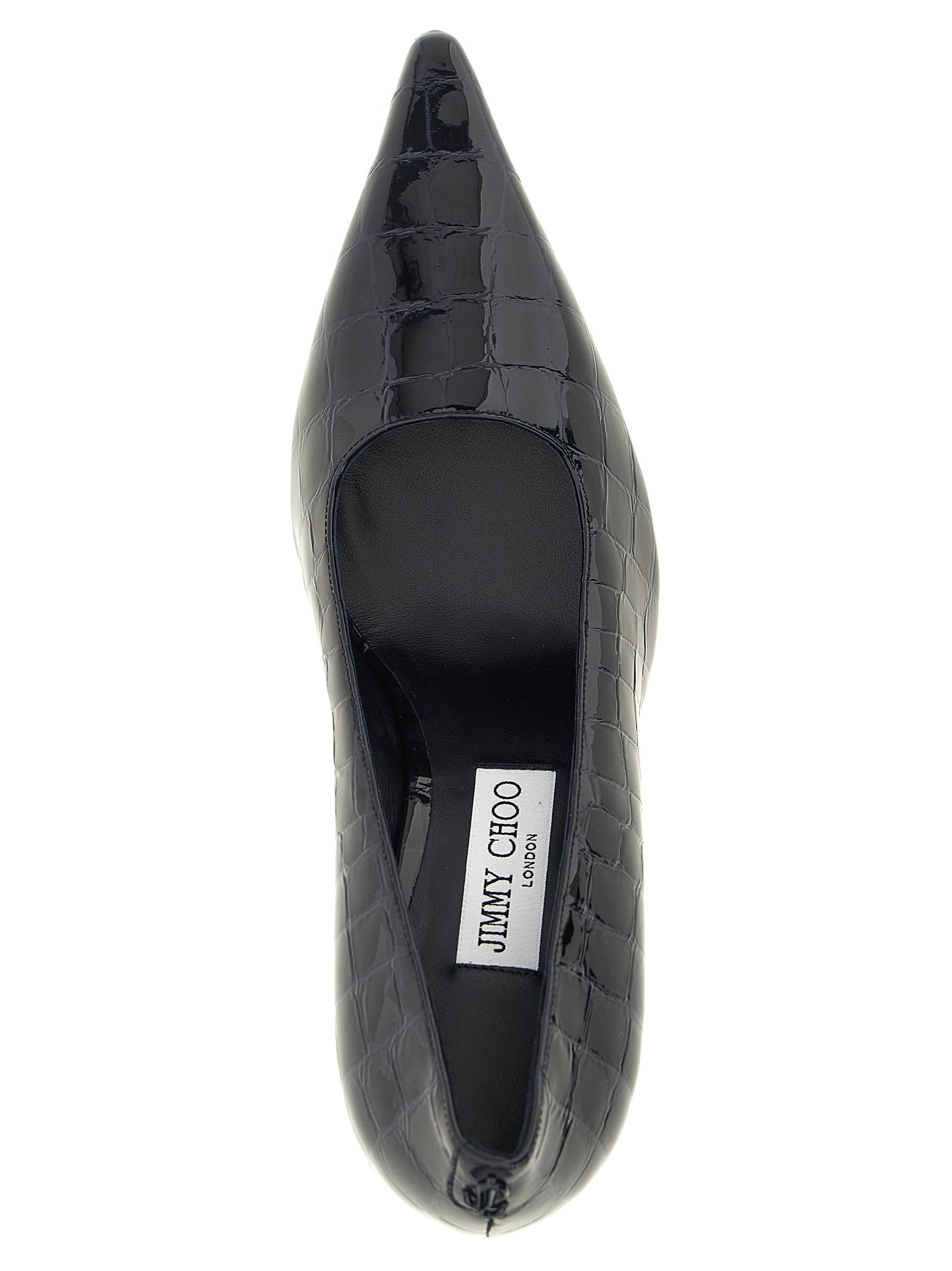 Patent Croc-Print Ixia Pumps