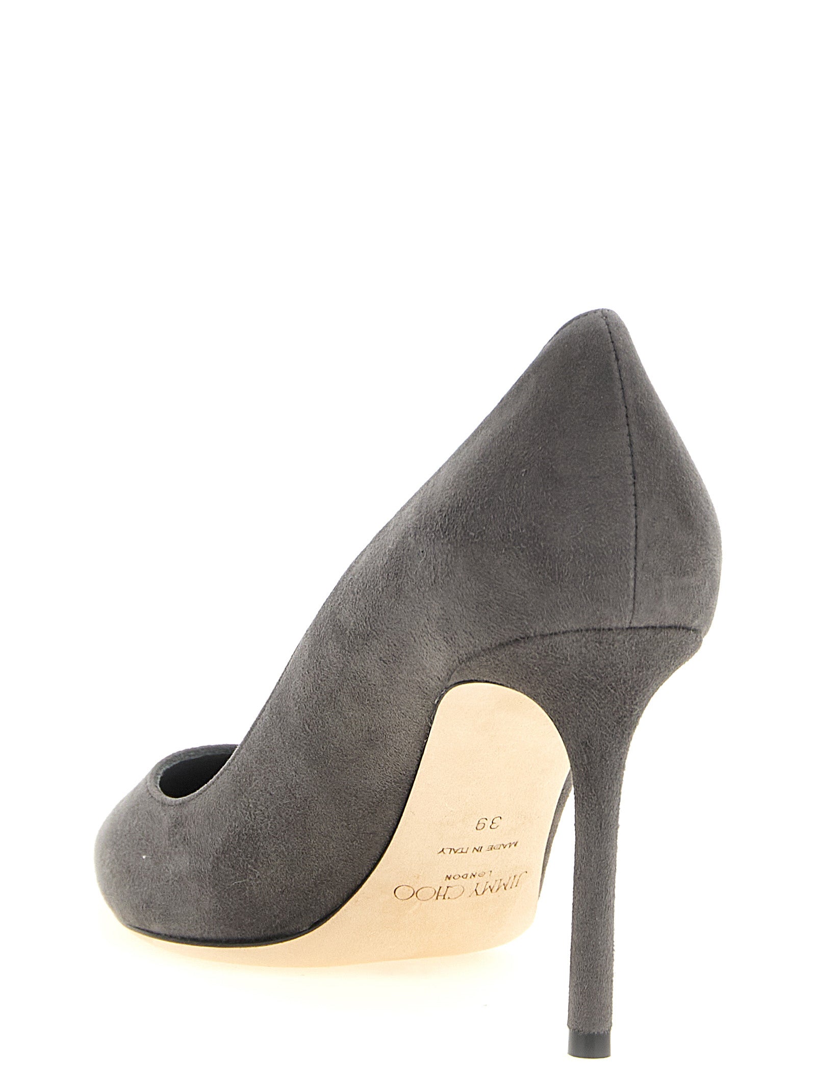 Storm Gray Suede Romy Pumps