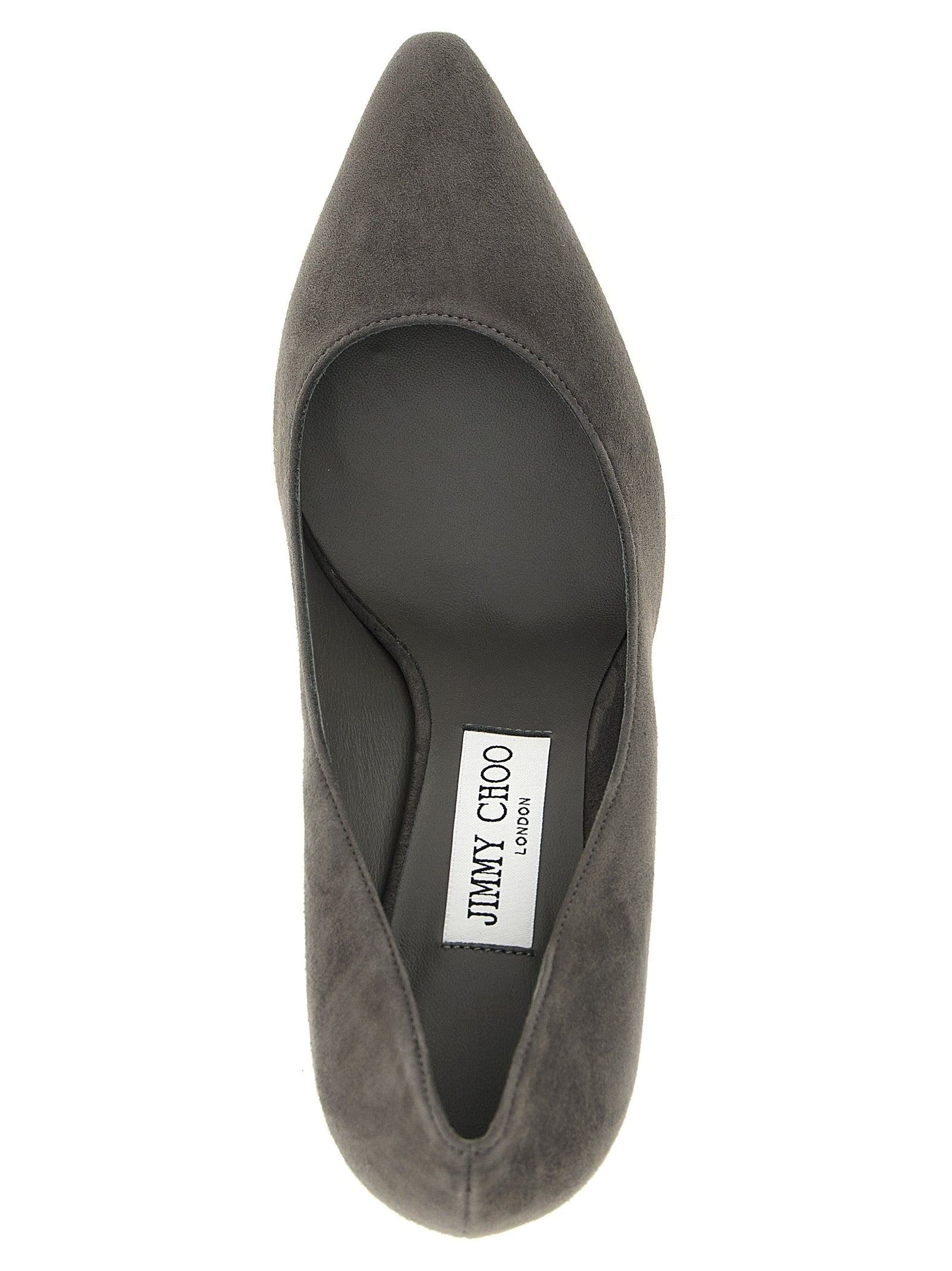 Storm Gray Suede Romy Pumps