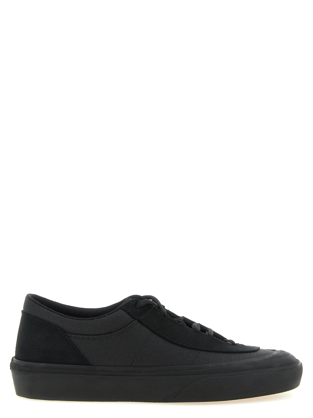 Linen And Cotton Canvas Low-Top Sneakers