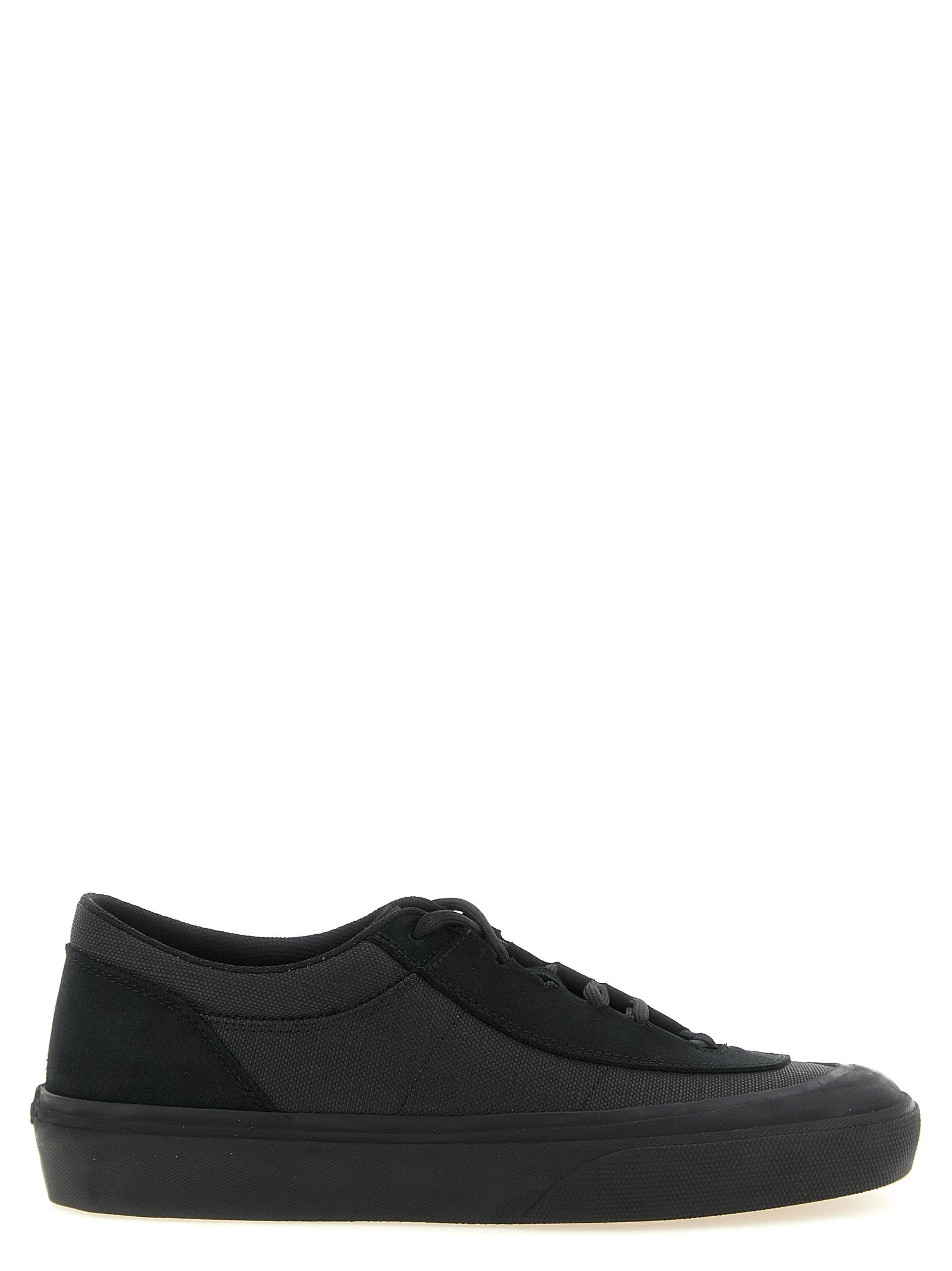 Linen And Cotton Canvas Low-Top Sneakers
