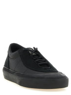 Linen And Cotton Canvas Low-Top Sneakers