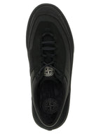 Linen And Cotton Canvas Low-Top Sneakers
