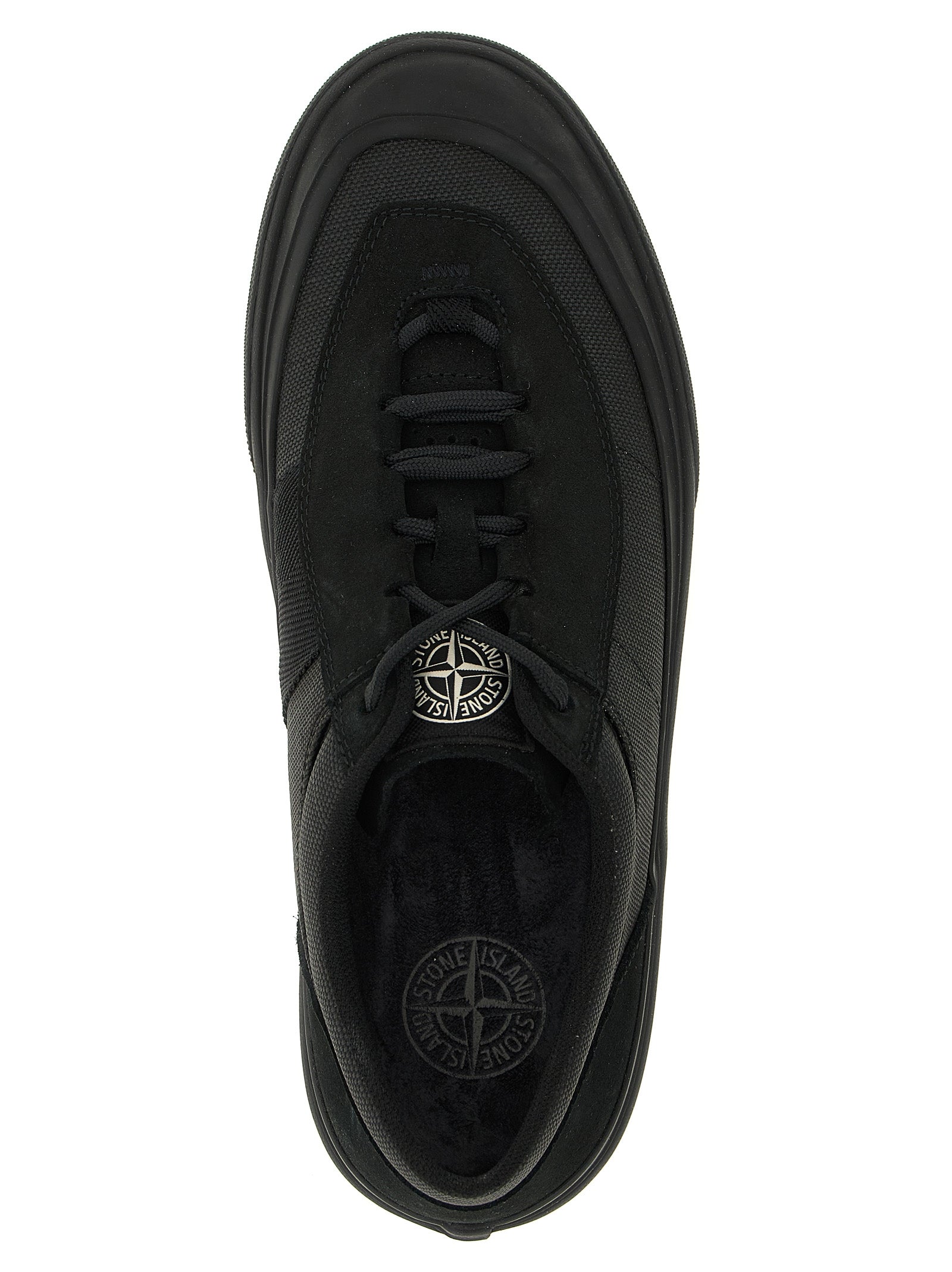Linen And Cotton Canvas Low-Top Sneakers