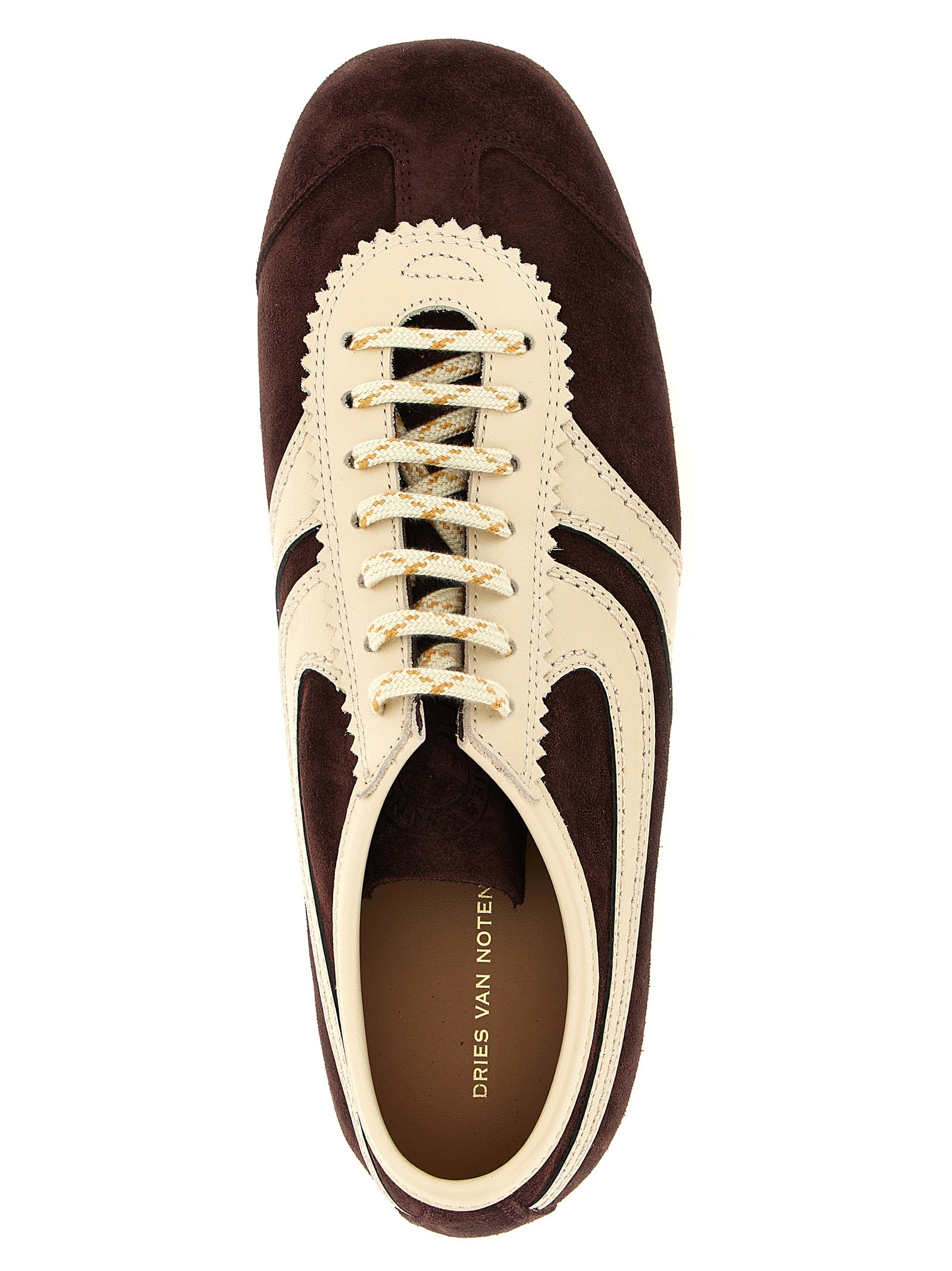 Multicolor Calfskin Low‑Top Sneakers