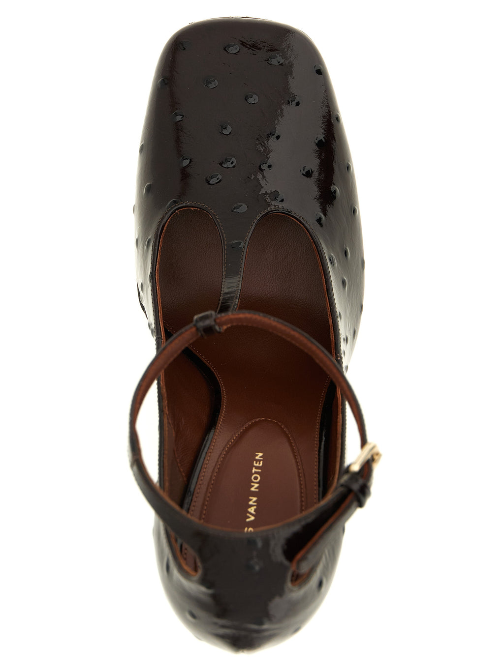 Bordeaux Calfskin Wedge Sandals