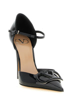 Black Calfskin D’Orsay Pumps