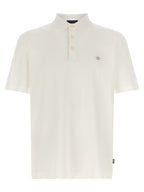 Cream White Mercerized Cotton Polo