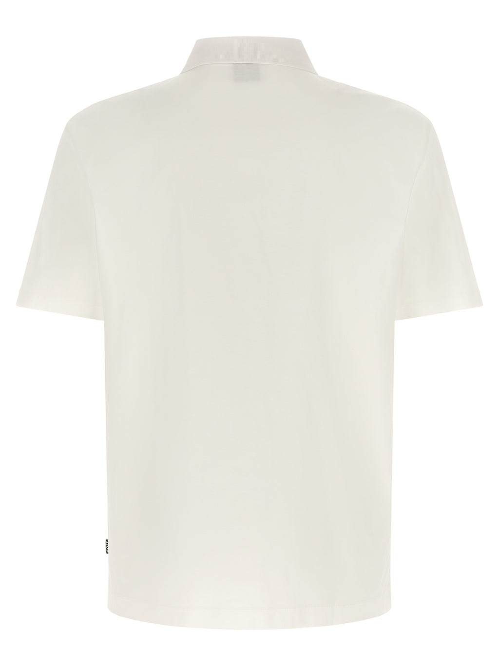 Cream White Mercerized Cotton Polo