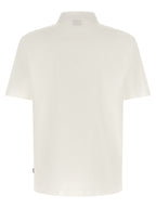Cream White Mercerized Cotton Polo