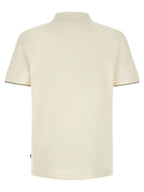 Beige Cotton Polo Shirt