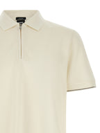 Beige Cotton Polo Shirt