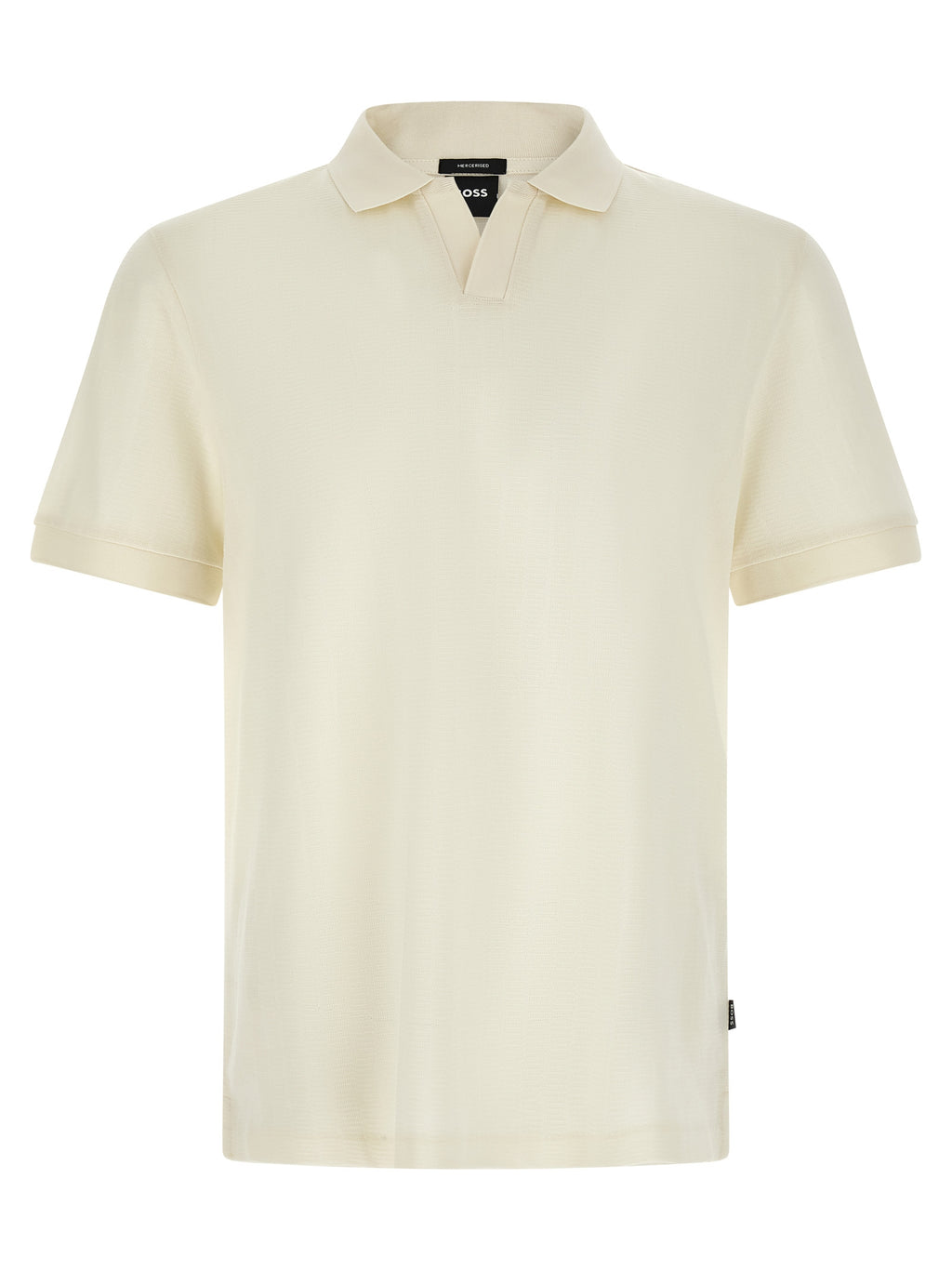 White Cotton Polo Shirt
