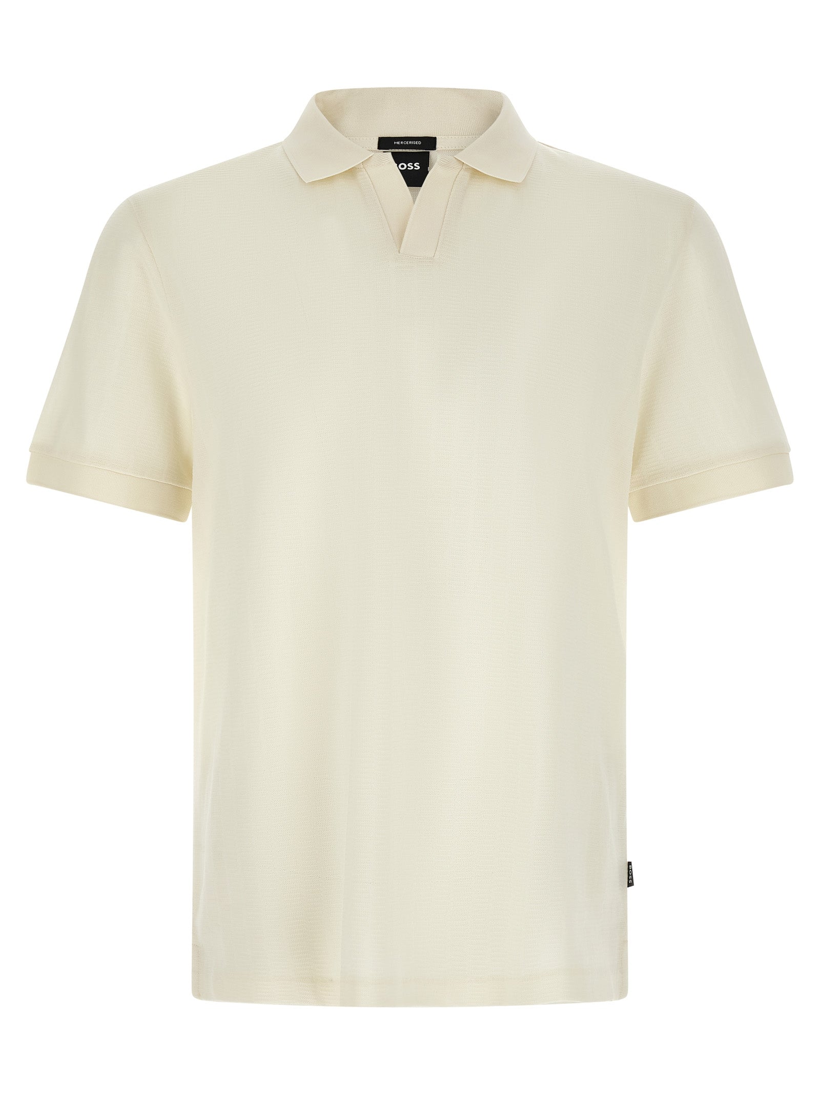 White Cotton Polo Shirt