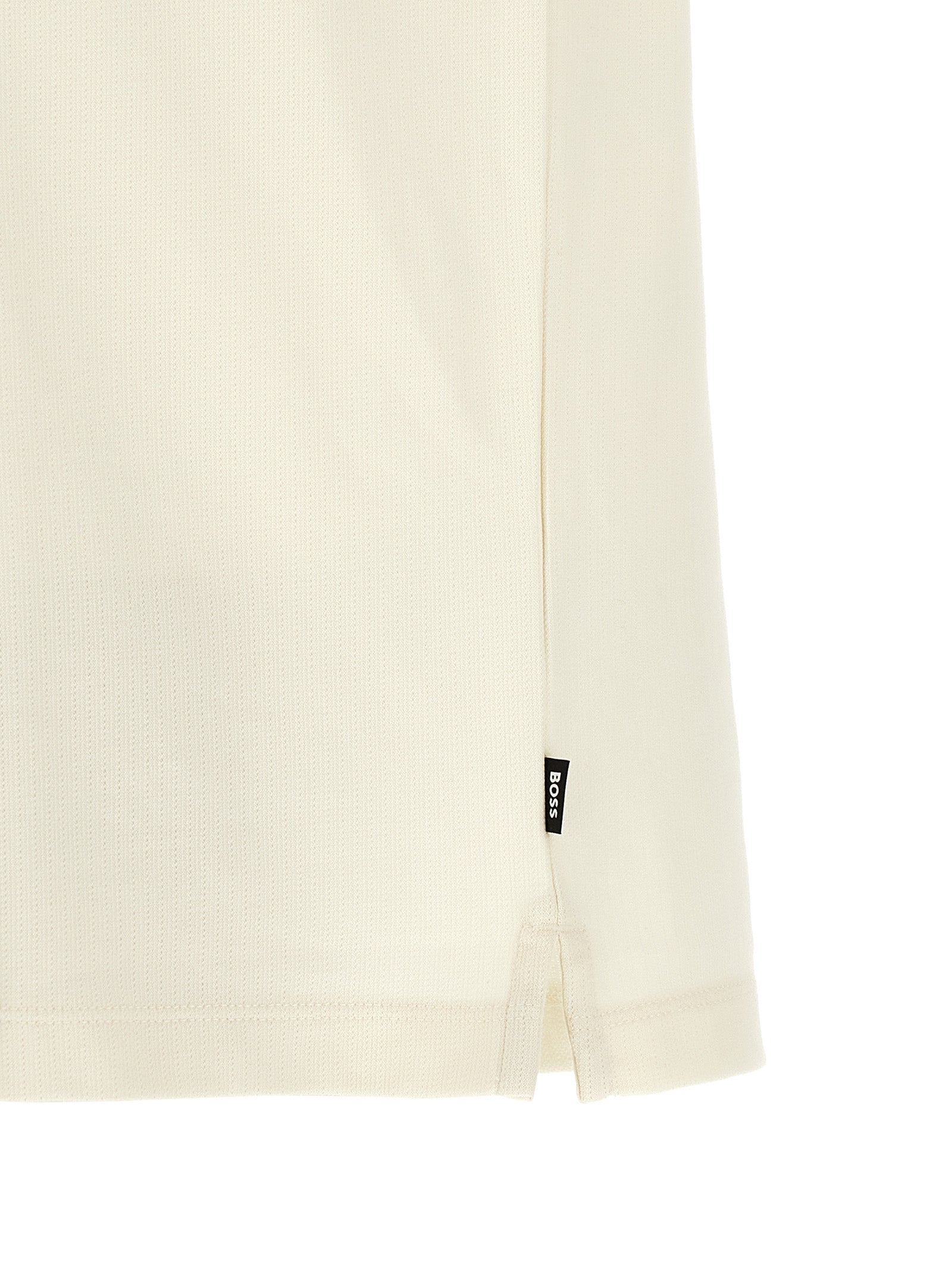 Beige Cotton Polo Shirt