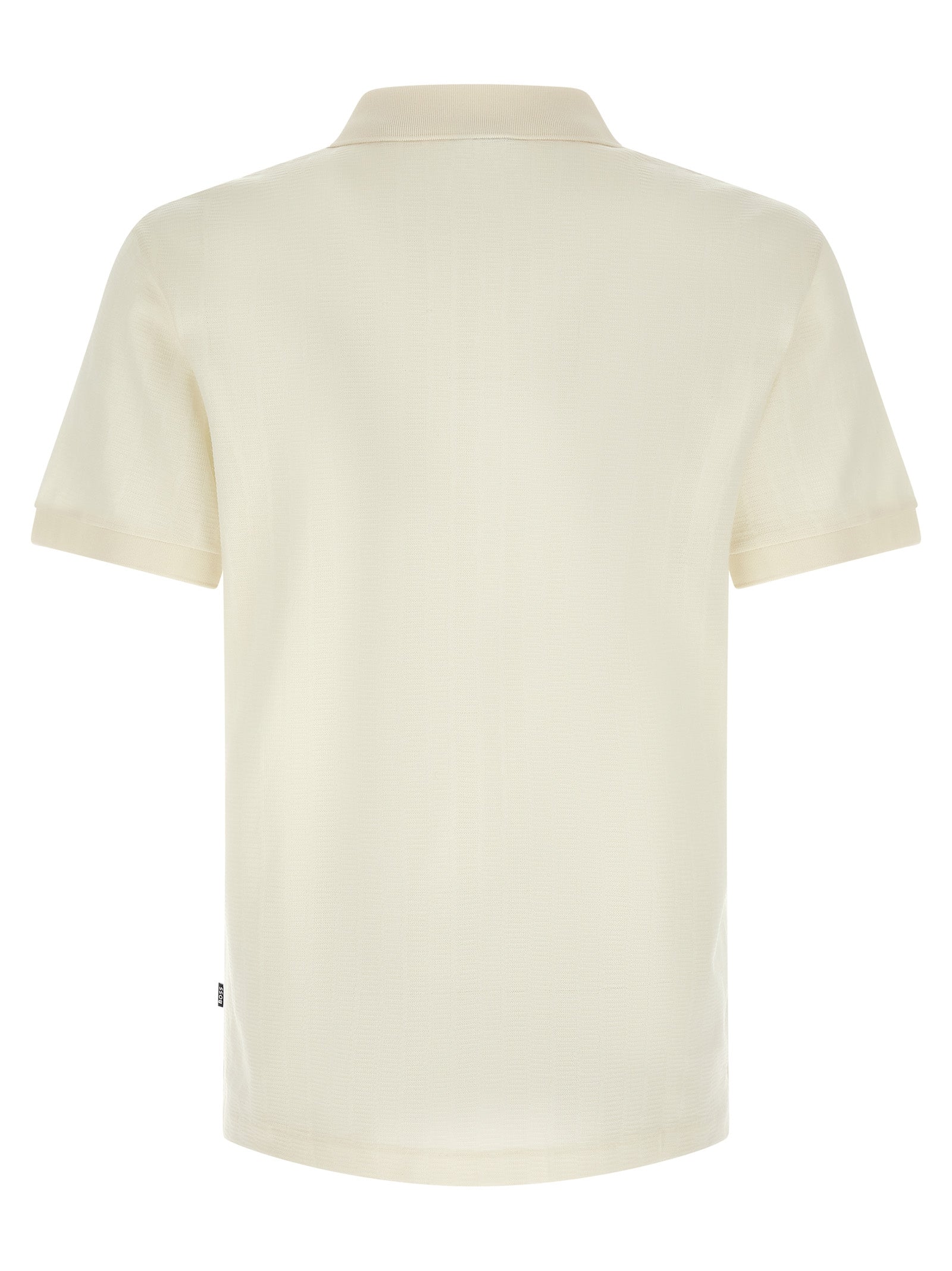 White Cotton Polo Shirt