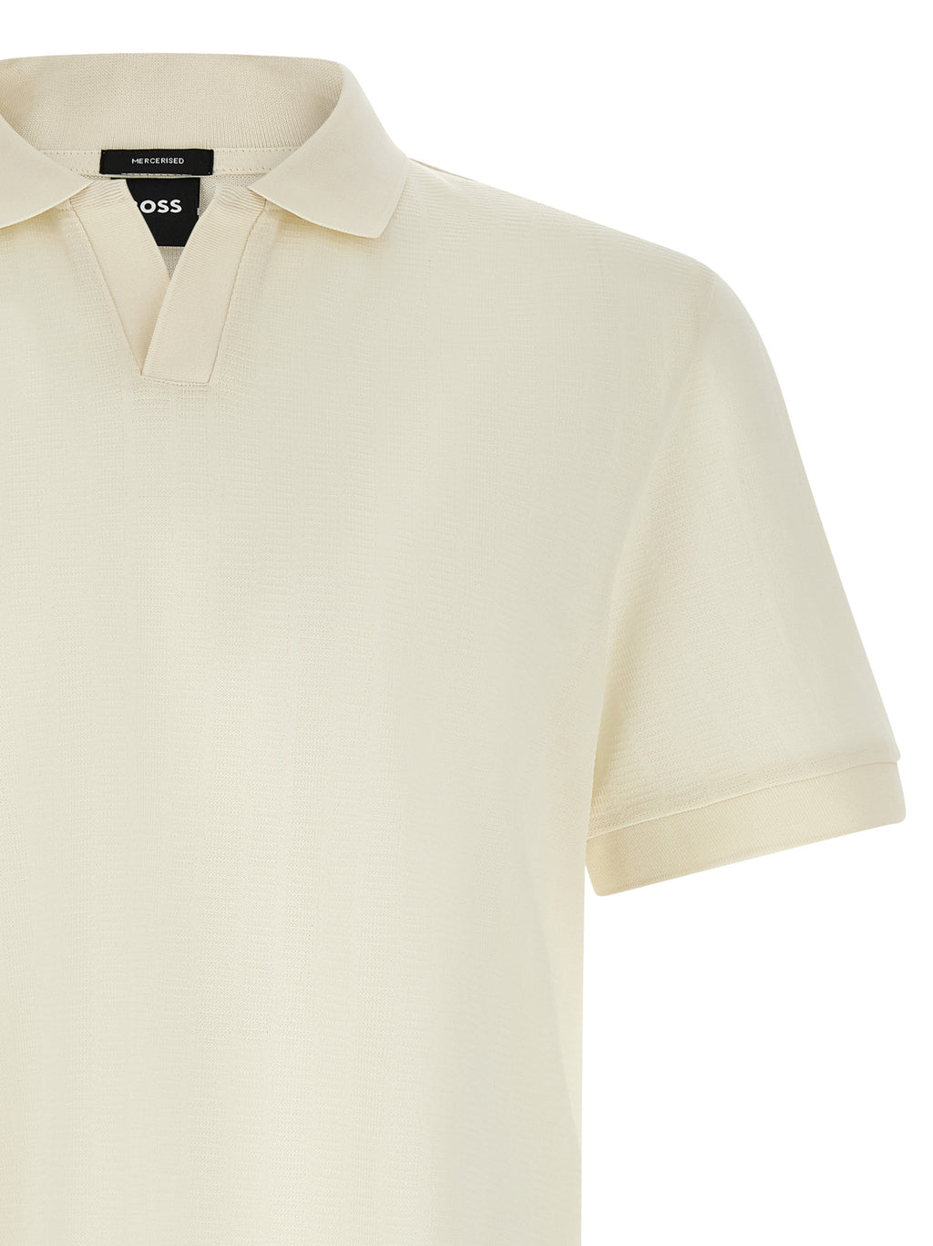 White Cotton Polo Shirt