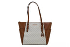 Vanilla Leather Shoulder Tote