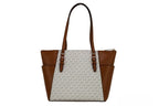 Vanilla Leather Shoulder Tote