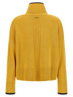 Mustard & Black Wool Cardigan
