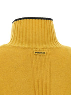 Mustard & Black Wool Cardigan