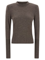Brown Merino Wool Cardigan