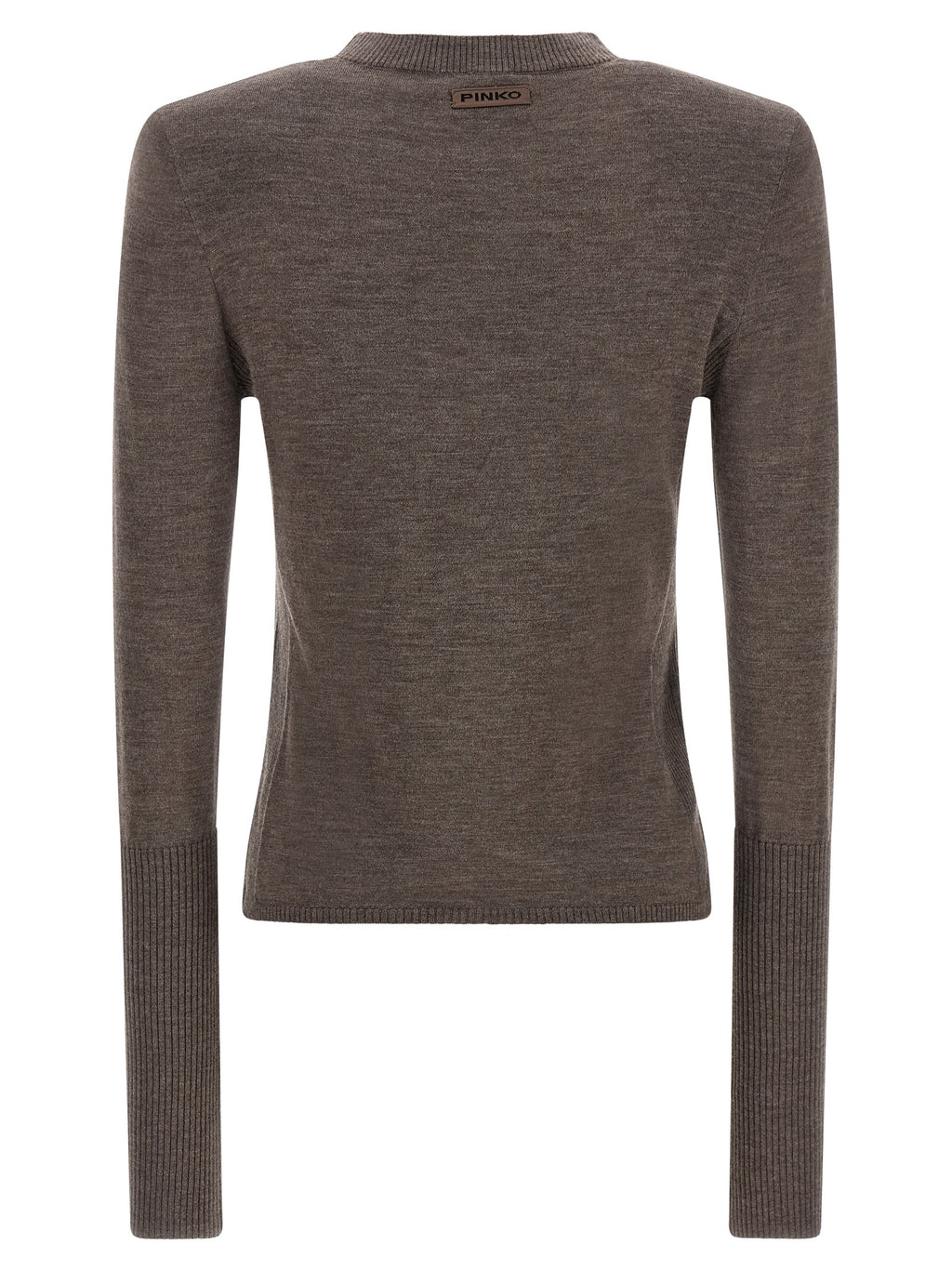 Brown Merino Wool Cardigan