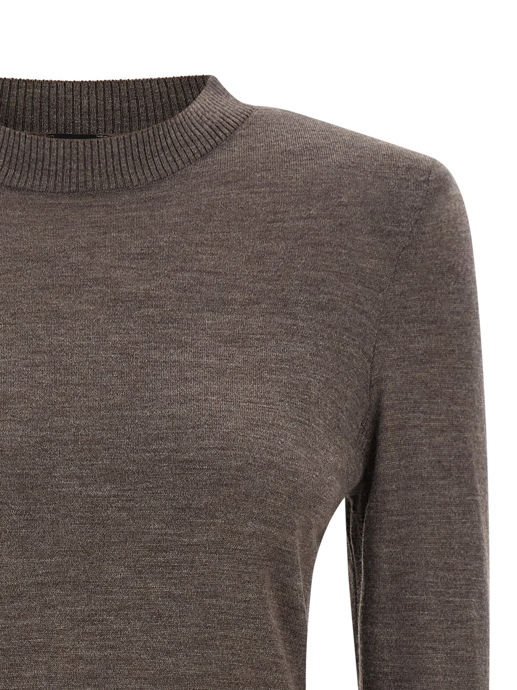 Brown Merino Wool Cardigan