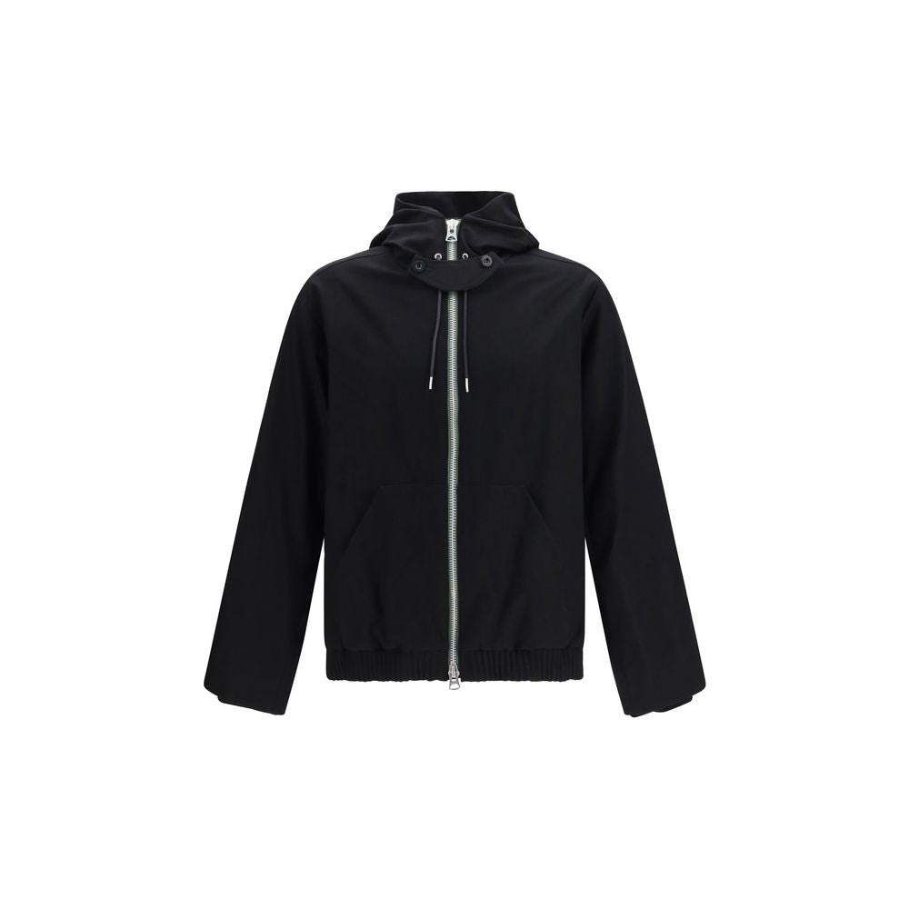Merino Wool Flannel Hooded Jacket